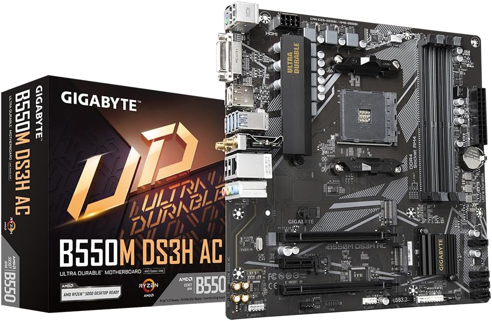Scheda Madre Gigabyte B550M DS3H AC
