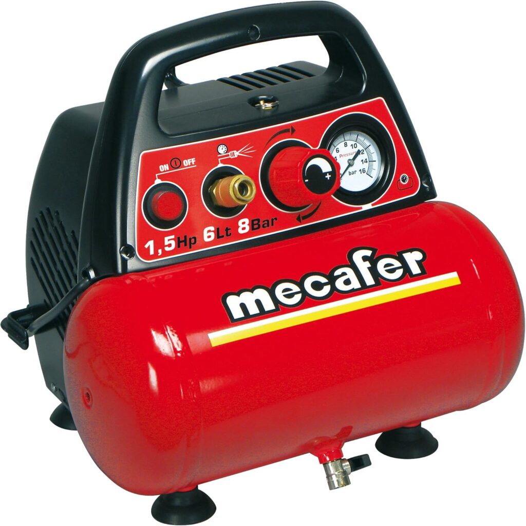 Compressore Portatile Mecafer 6 Litri